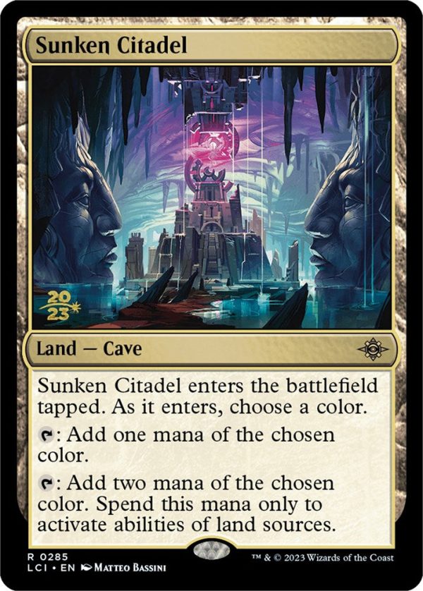 Sunken Citadel [The Lost Caverns of Ixalan Prerelease Cards] For Discount