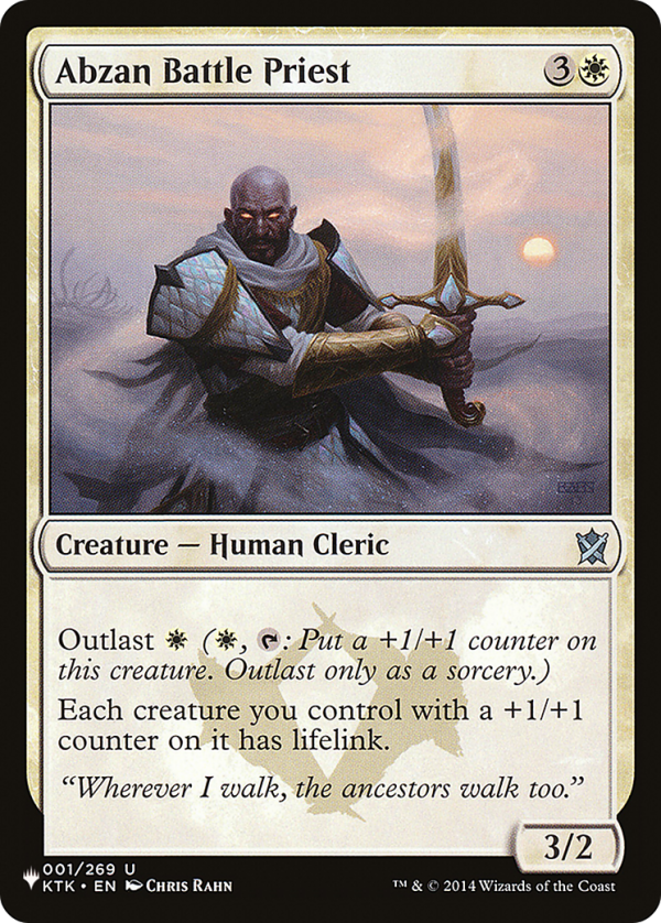 Abzan Battle Priest [The List] Online Hot Sale