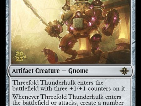 Threefold Thunderhulk [The Lost Caverns of Ixalan Prerelease Cards] Online Sale