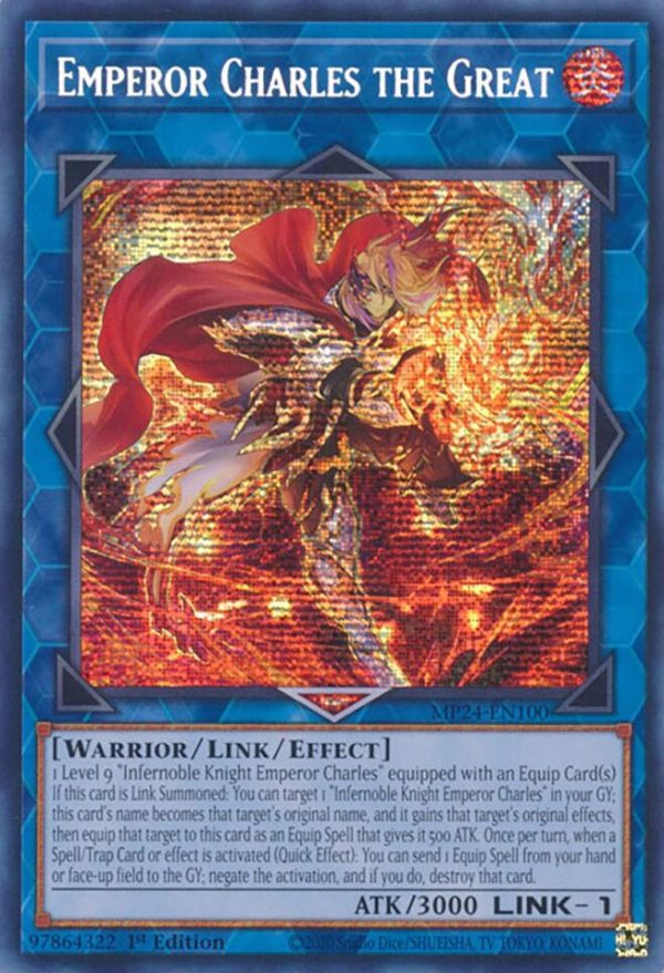 Emperor Charles the Great [MP24-EN100] Prismatic Secret Rare Hot on Sale