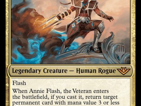 Annie Flash, the Veteran (Promo Pack) [Outlaws of Thunder Junction Promos] on Sale