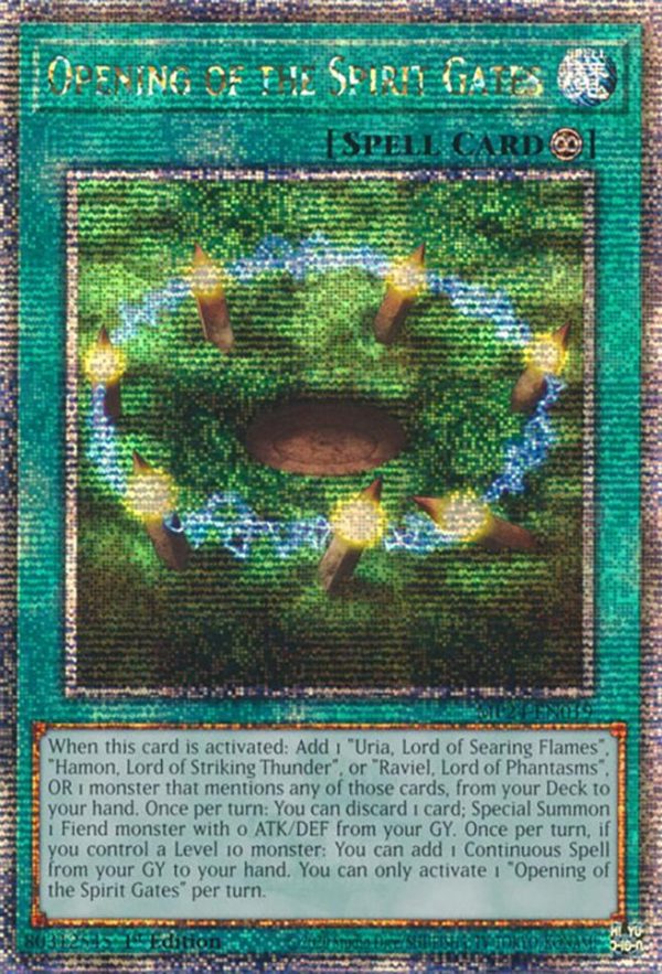 Opening of the Spirit Gates [MP24-EN019] Quarter Century Secret Rare on Sale