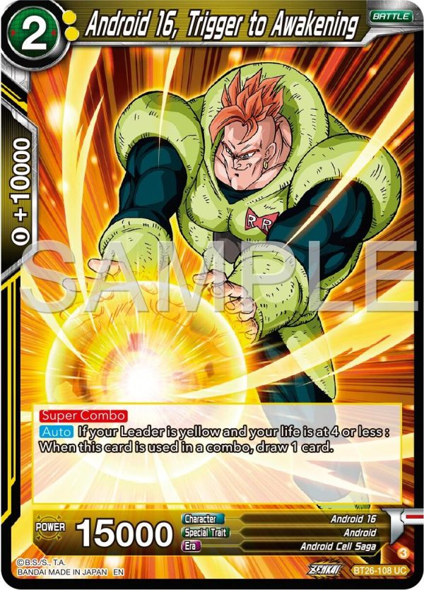 Android 16, Trigger to Awakening (BT26-108) [Ultimate Advent] Online