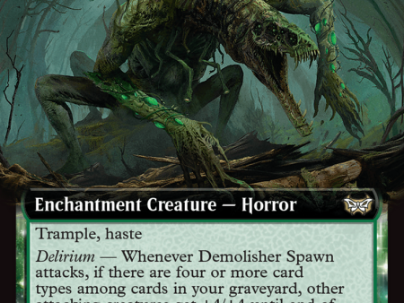 Demolisher Spawn (Extended Art) [Duskmourn: House of Horror Commander] on Sale