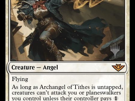 Archangel of Tithes (Promo Pack) [Outlaws of Thunder Junction Promos] Online Sale