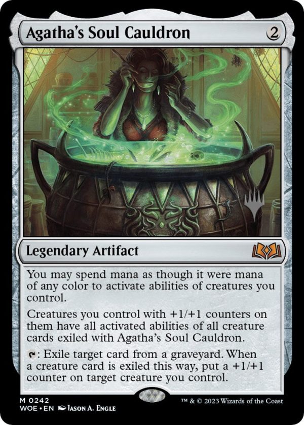 Agatha s Soul Cauldron (Promo Pack) [Wilds of Eldraine Promos] Cheap