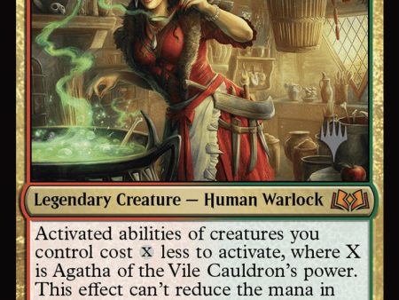 Agatha of the Vile Cauldron (Promo Pack) [Wilds of Eldraine Promos] Discount