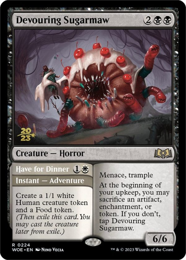 Devouring Sugarmaw    Have for Dinner(Promo Pack) [Wilds of Eldraine Promos] Fashion