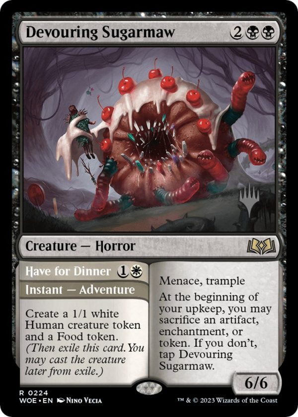 Devouring Sugarmaw    Have for Dinner(Promo Pack) [Wilds of Eldraine Promos] Fashion