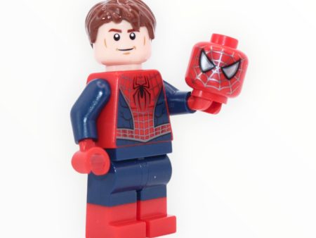 Friendly Neighborhood Spider-Man (No Way Home, dual-molded legs, unmasked with extra head) Sale