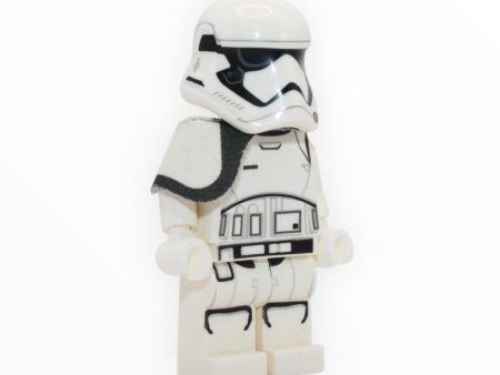 First Order Stormtrooper Squad Leader (pointed mouth pattern, white pauldron) For Sale